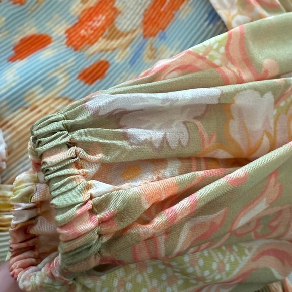 ZIMMERMANN Postcard Pleated Fan Bodice Top - Picture 11 of 12